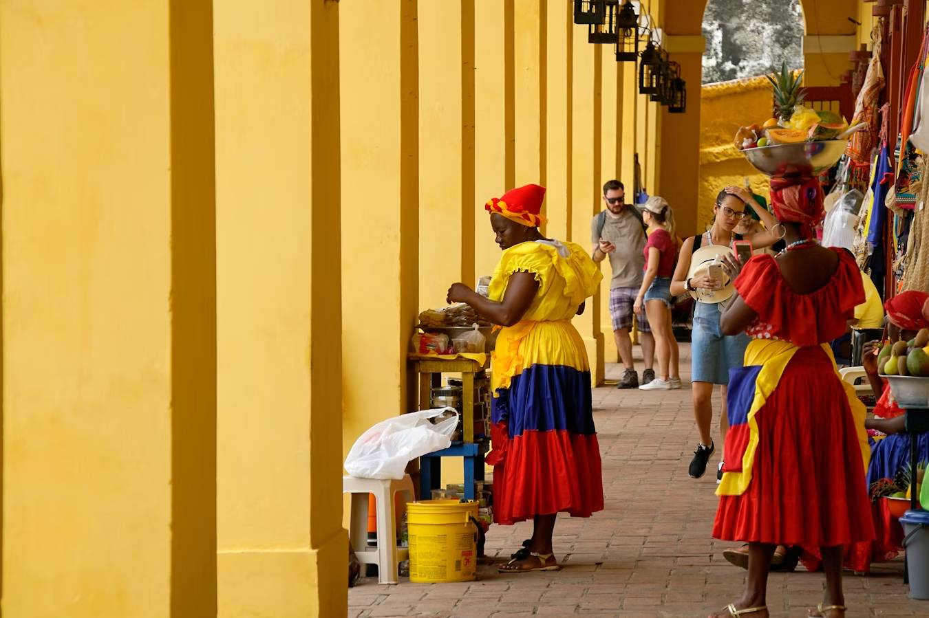 Cartegena street seller